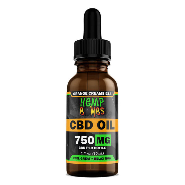 Hemp Bombs CBD Oil Orange Creamsicle (300mg to 5000mg)