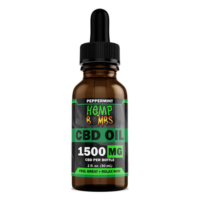 Hemp Bombs CBD Oil Peppermint (300mg to 5000mg)