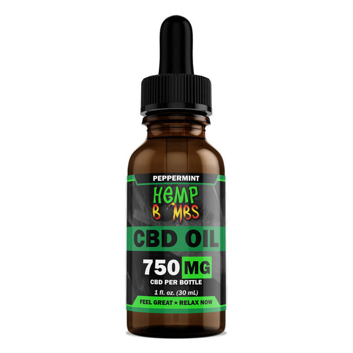 Hemp Bombs CBD Oil Peppermint (300mg to 5000mg)