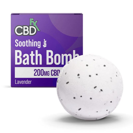 CBDfx Soothing Lavender CBD Bath Bomb 200mg