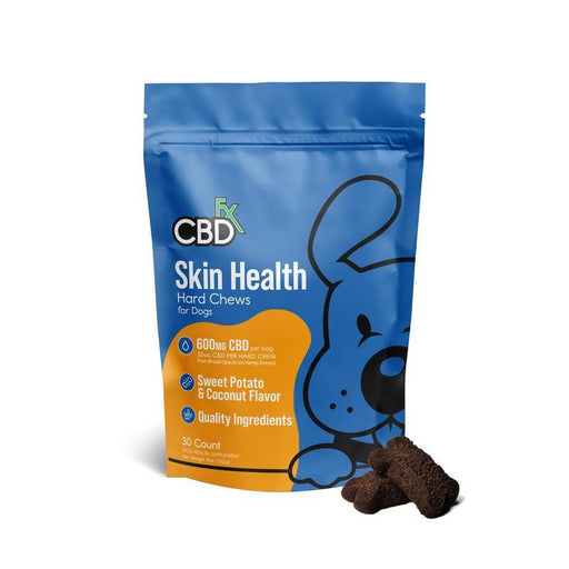 CBDfx Skin Health CBD Dog Chews 600mg (30 Count)