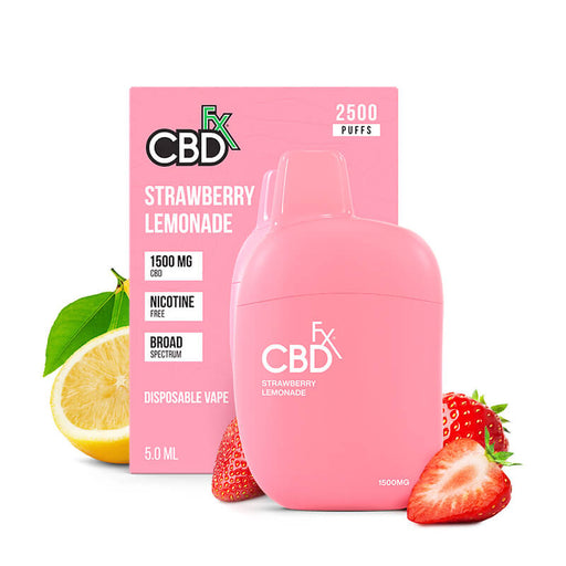 CBDfx Strawberry Lemonade CBD Vape Pen 1500mg