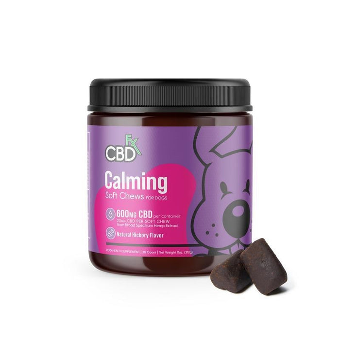 CBDfx Calming CBD Dog Chews 600mg (30 Count)