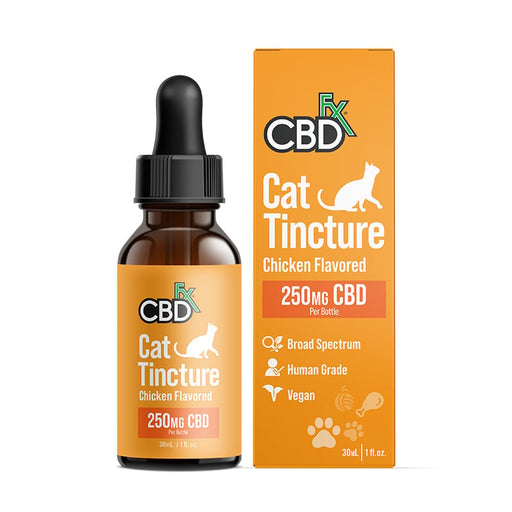 CBDfx CBD Oil for Cats Chicken Flavor 250mg (30ml)