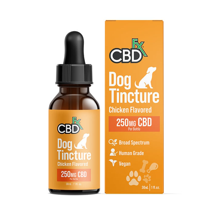 CBDfx CBD Oil for Dogs Chicken Flavor (250mg, 500mg, 1000mg & 2000mg)
