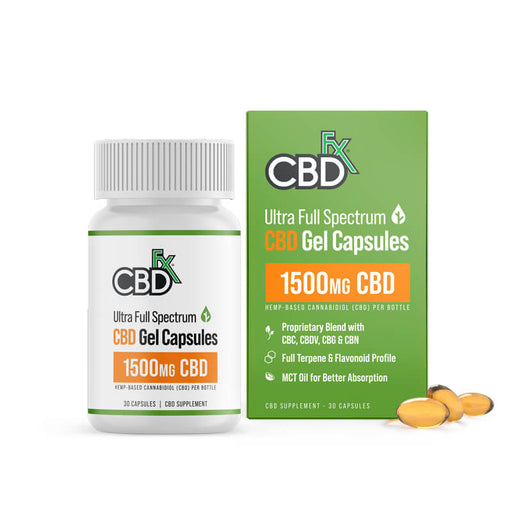 CBDfx Full Spectrum CBD Softgels (1500mg, 3000mg & 6000mg)