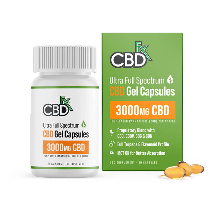 CBDfx Full Spectrum CBD Softgels (1500mg, 3000mg & 6000mg)