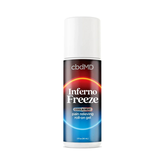 cbdMD Full Spectrum Inferno Freeze CBD Roll-On 3000mg (90mL) front | CBDdatabase.com