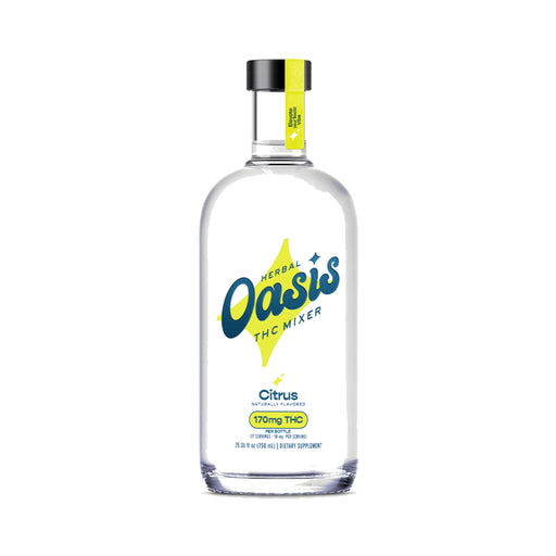 cbdMD Herbal Oasis THC Mixer 170mg (750mL) Citrus front | CBDdatabase.com