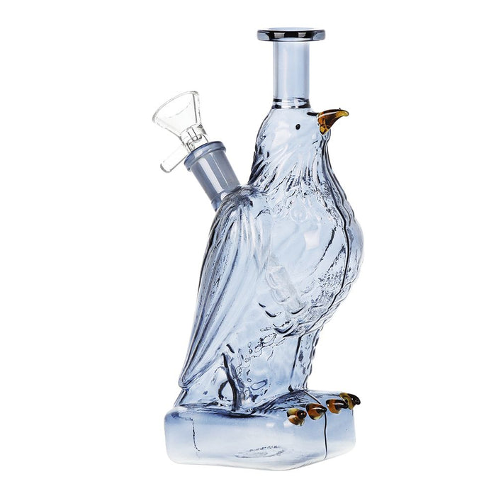 SeshGear Raven Glass Bong - 7.5" / 14mm F / Smoke