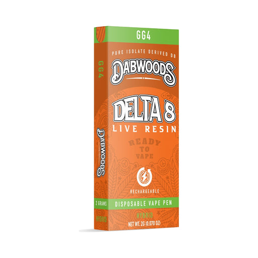 Dabwoods Delta 8 Live Resin Disposable Vape 2g GG4