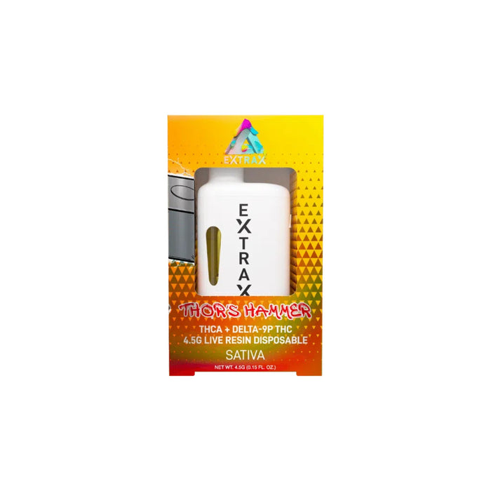 Delta Extrax Adios Blend Disposable Vape 4.5g Thor's Hammer