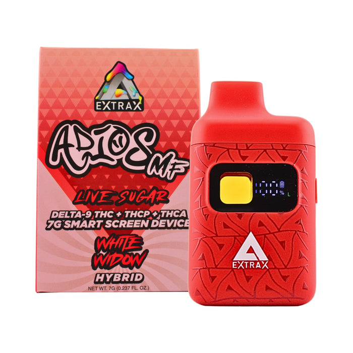 Delta Extrax Adios MF Live Sugar Disposable Vape 7g White Widow