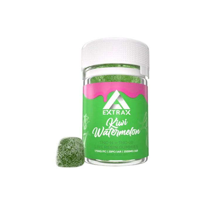 Delta Extrax Lights Out Blend Gummies 3500mg (20 Count) Kiwi Watermelon