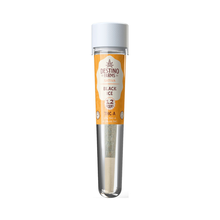 Destino Farms THCA Pre-Roll 1.2g Black Ice pre-roll tube