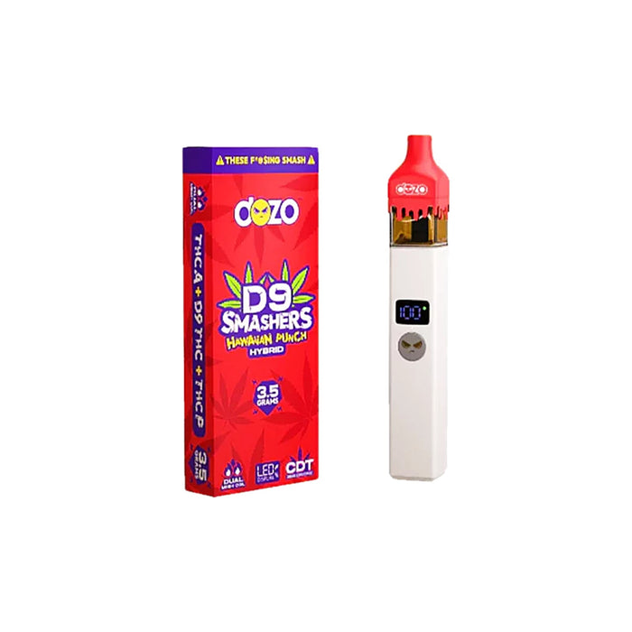 Dozo D9 Smashers THCA Delta 9 and THCP Disposable Vape 3.5g Hawaiian Punch