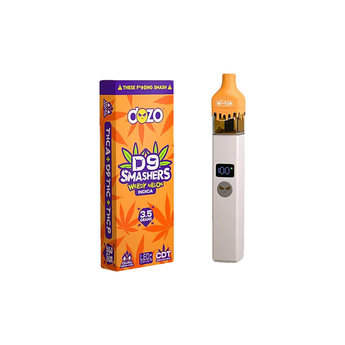 Dozo D9 Smashers THCA Delta 9 and THCP Disposable Vape 3.5g Weedy Melon