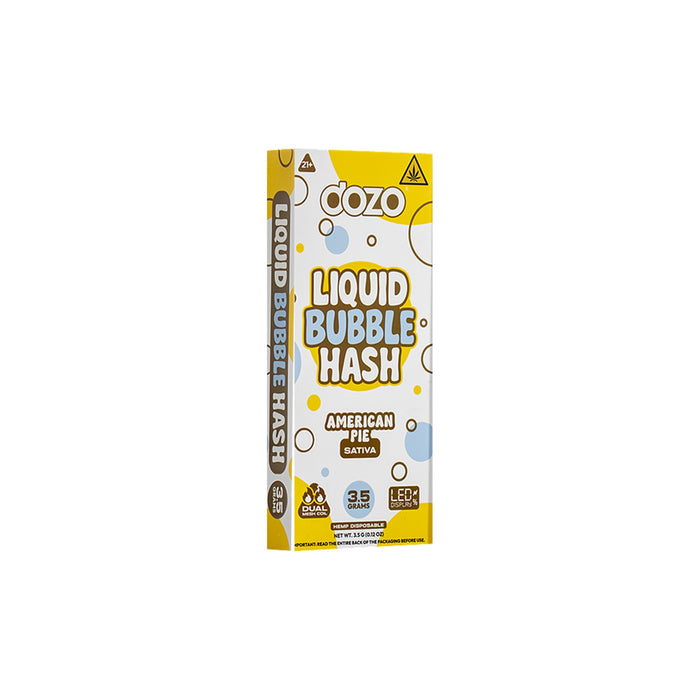 Dozo Liquid Bubble Hash THCP and Delta 9 Disposable Vape 3.5g American Pie