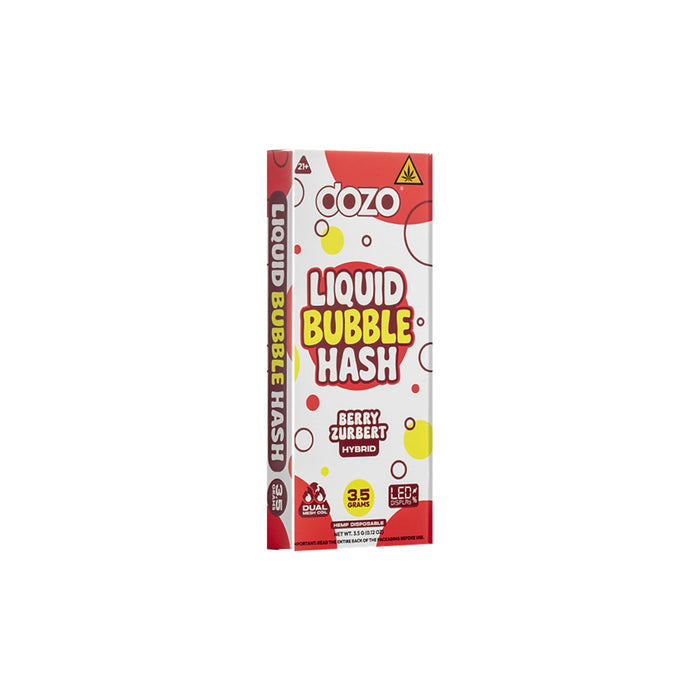 Dozo Liquid Bubble Hash THCP and Delta 9 Disposable Vape 3.5g Berry Zurbert