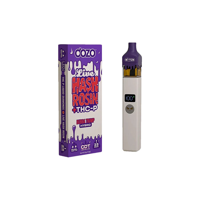 Dozo Live Hash Rosin THCP Disposable Vape 3.5g Bubba Trump