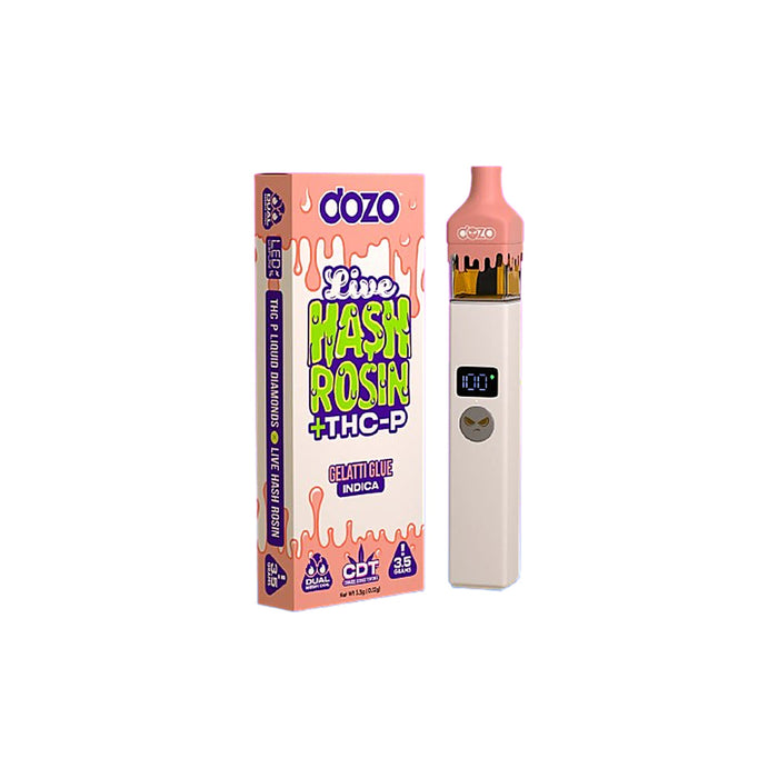 Dozo Live Hash Rosin THCP Disposable Vape 3.5g Gelatti Glue