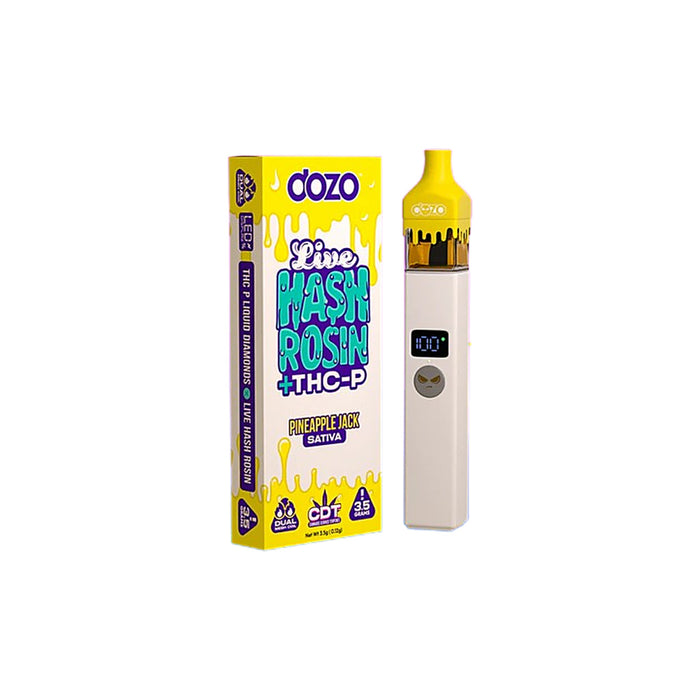 Dozo Live Hash Rosin THCP Disposable Vape 3.5g Pineapple Jack