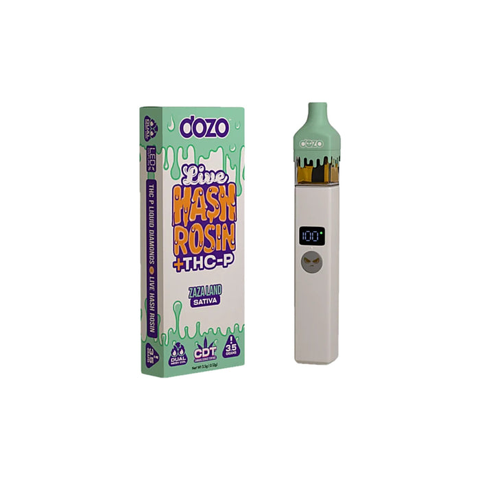 Dozo Live Hash Rosin THCP Disposable Vape 3.5g Zaza Land