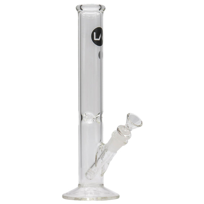 LA Pipes 12" Clear Straight Bong