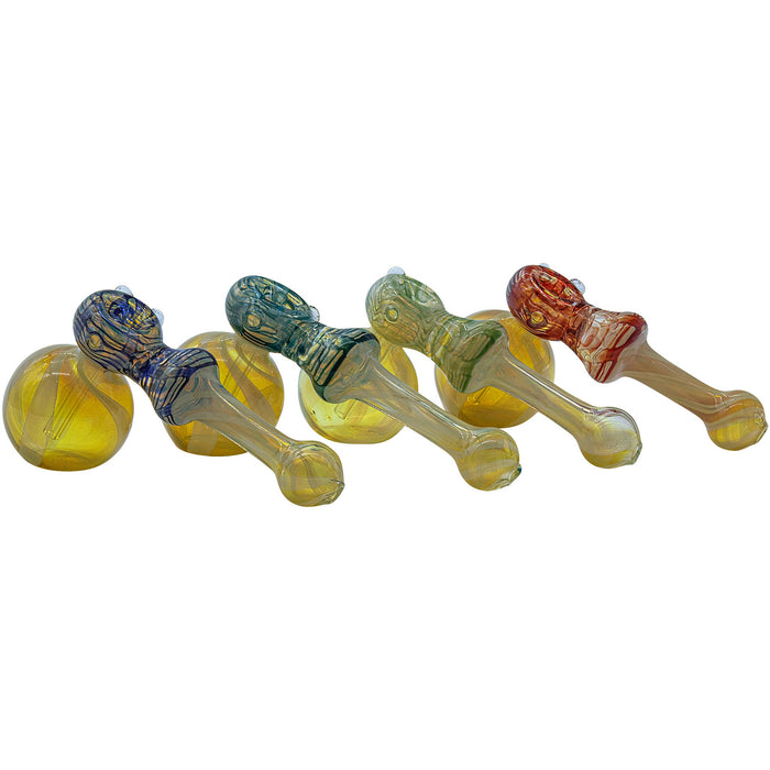 LA Pipes Fumed Hammer Pipe - The Raked Hammer