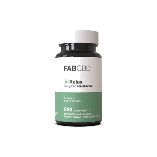 FAB CBD Softgels 15mg (60 Count) front | CBDdatabase.com