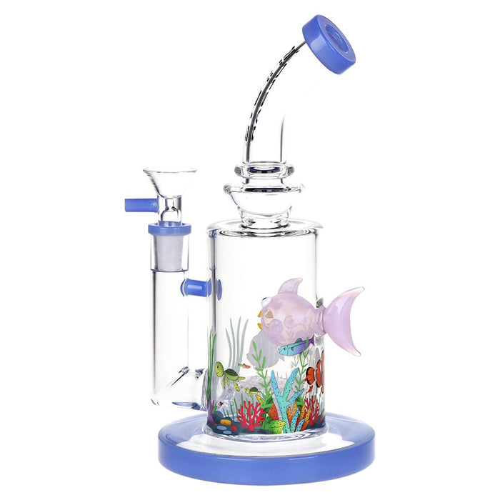 Pulsar Fish Out of Glass Bong - 9" / 14mm F