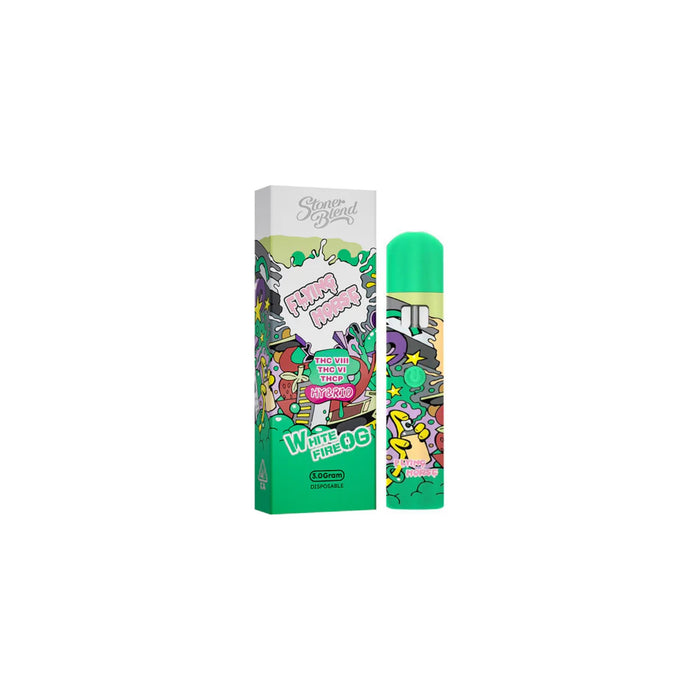 Flying Horse Stoner Blend Hemp THCP Disposable Vape 3g White Fire OG front | CBDdatabase.com