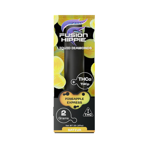 Fusion Hippie Liquid Diamonds 2g disposable vape Pineapple Express