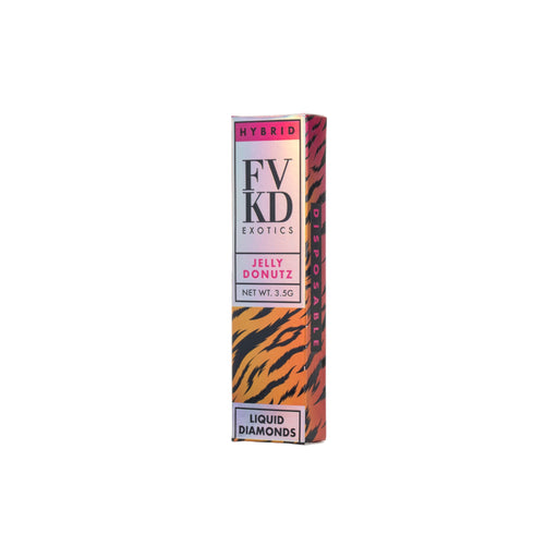 FVKD Exotics Liquid Diamonds THCA Disposable Vape 3.5g Jelly Donutz