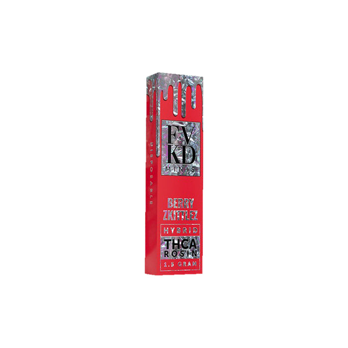 FVKD Minis THCA Rosin Disposable Vape 1.5g Berry Zkittlez