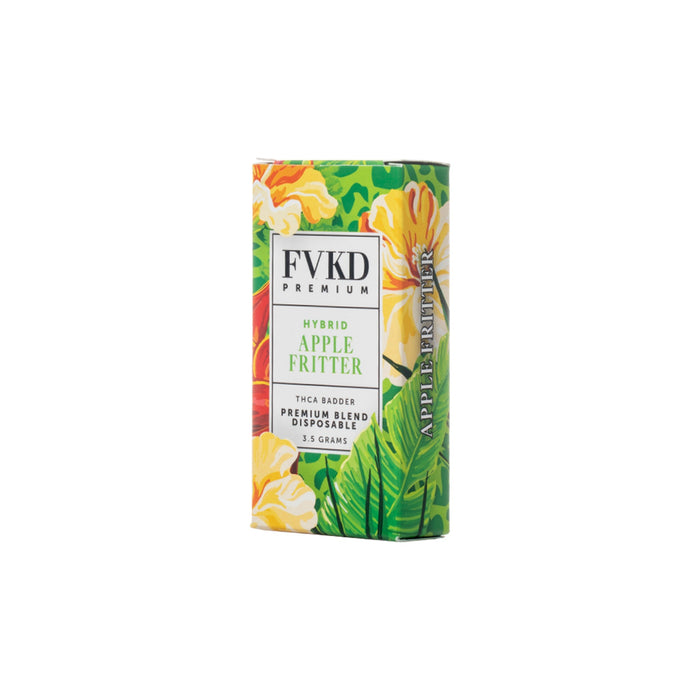 FVKD Premium THCA Badder Disposable Vape 3.5g Apple Fritter