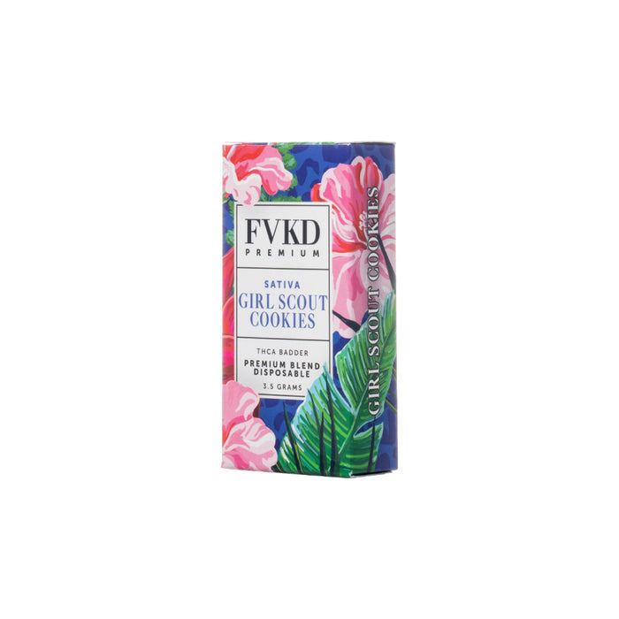 FVKD Premium THCA Badder Disposable Vape 3.5g Girl Scout Cookies