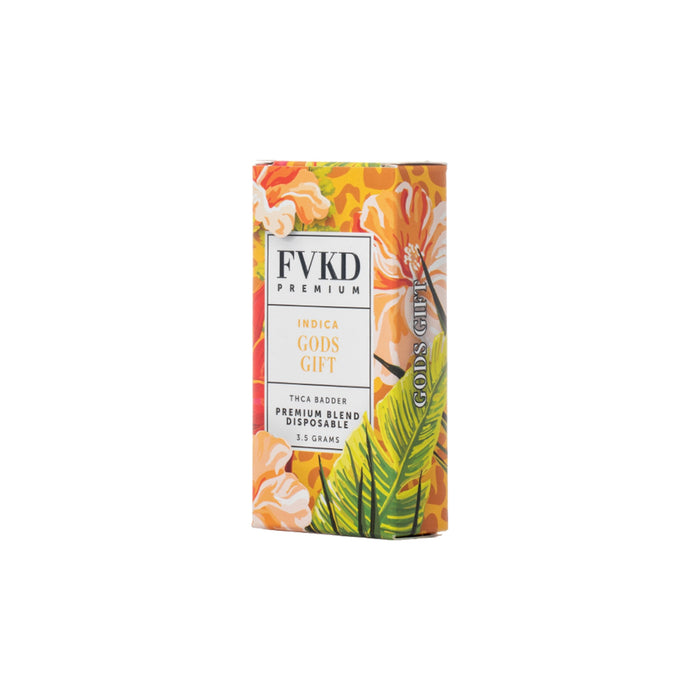 FVKD Premium THCA Badder Disposable Vape 3.5g Gods Gift