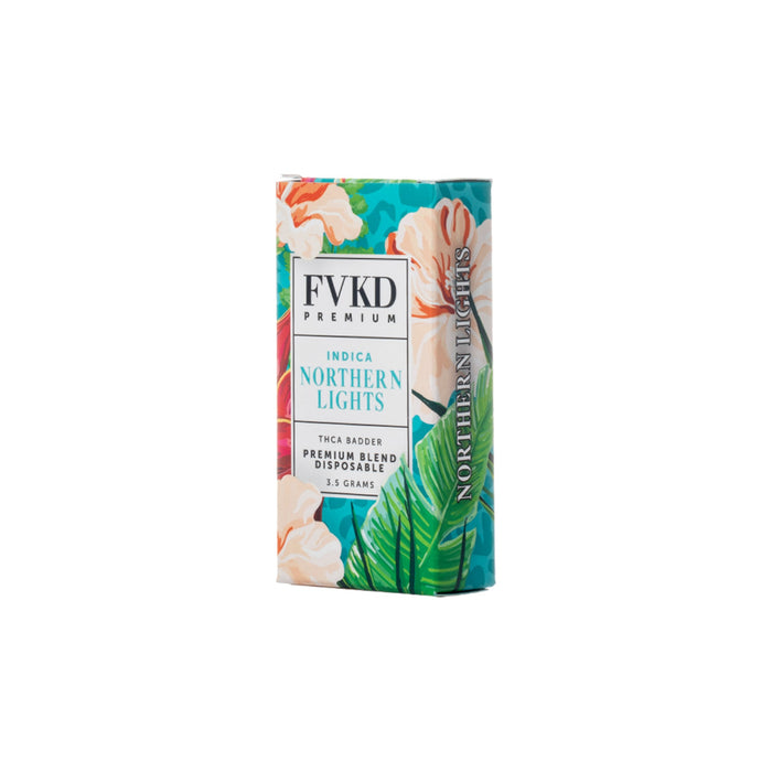 FVKD Premium THCA Badder Disposable Vape 3.5g Northern Lights