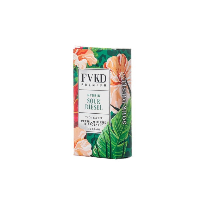 FVKD Premium THCA Badder Disposable Vape 3.5g Sour Diesel