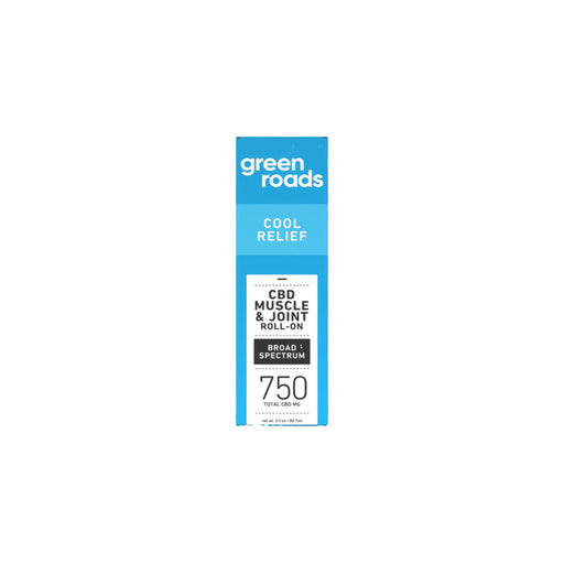 Green Roads Cool Relief CBD Roll-On 750mg (3oz) front | CBDdatabase.com
