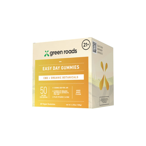 Green Roads Easy Day CBD Gummies 1500mg (60 Count) front | CBDdatabase.com