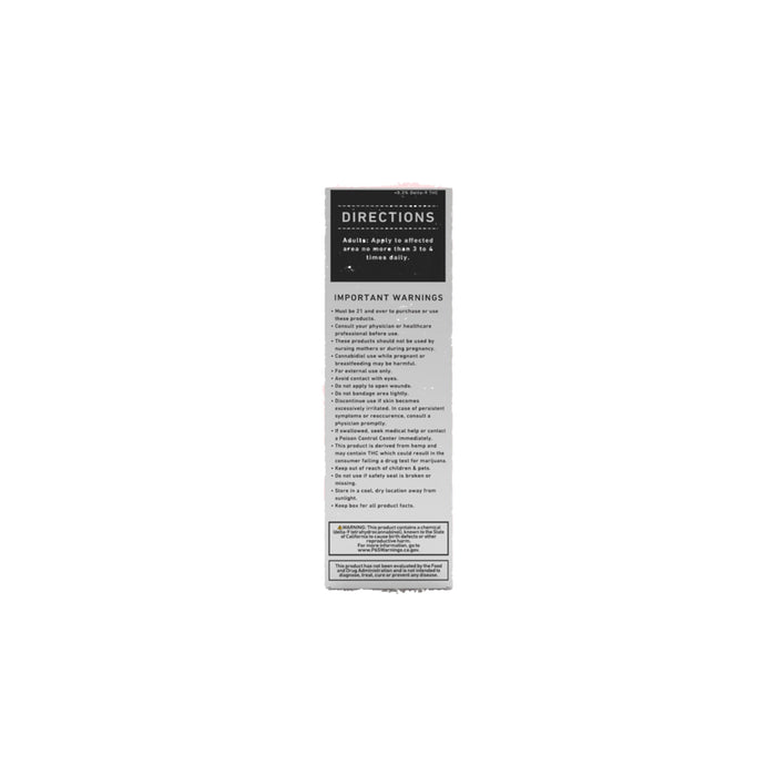 Green Roads Pain Relief CBD Cream 750mg (1oz) back | CBDdatabase.com