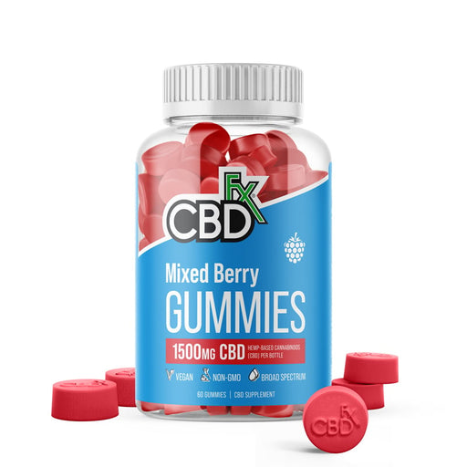CBDfx Original Mixed Berry CBD Gummies (1500mg, 3000mg & 6000mg)