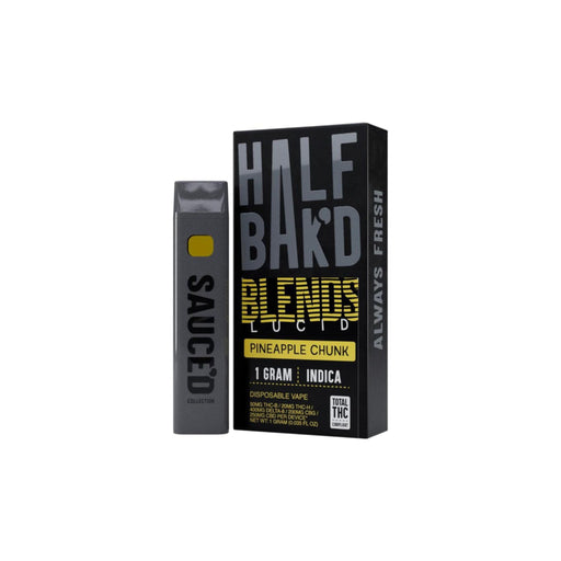 Half Bak'd Lucid Blends Disposable Pineapple Chunk