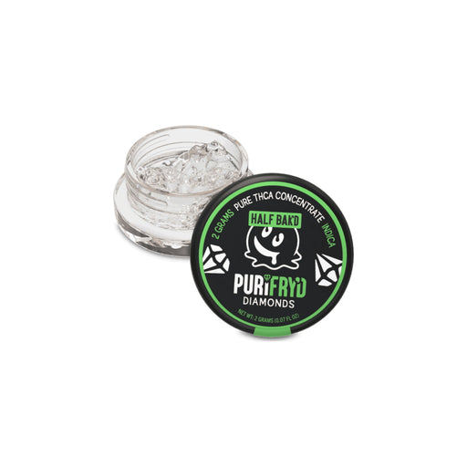 Half Bak'd Purifryd Diamonds THCA Concentrate Krypto Chronic (Indica)