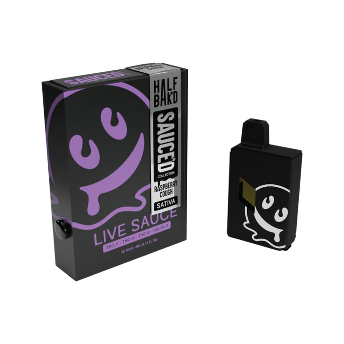 Half Bak'd Sauce'd Collection Disposable Raspberry Cough (Sativa)
