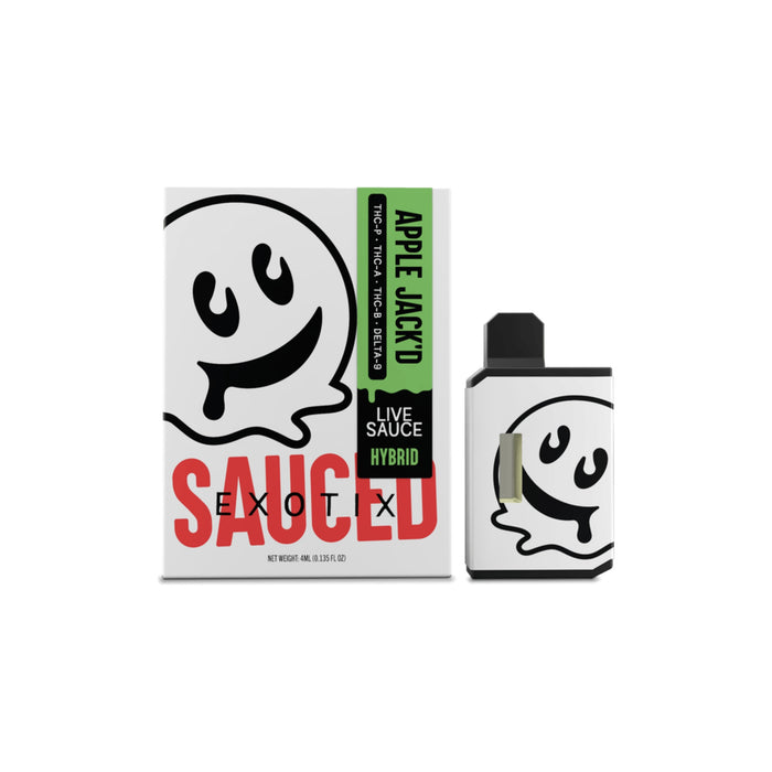 Half Bak'd Sauced Exotix 4g Disposable Apple Jack'd (Hybrid)