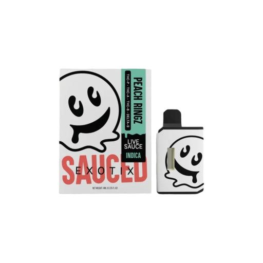 Half Bak'd Sauced Exotix 4g Disposable Peach Ringz (Indica)