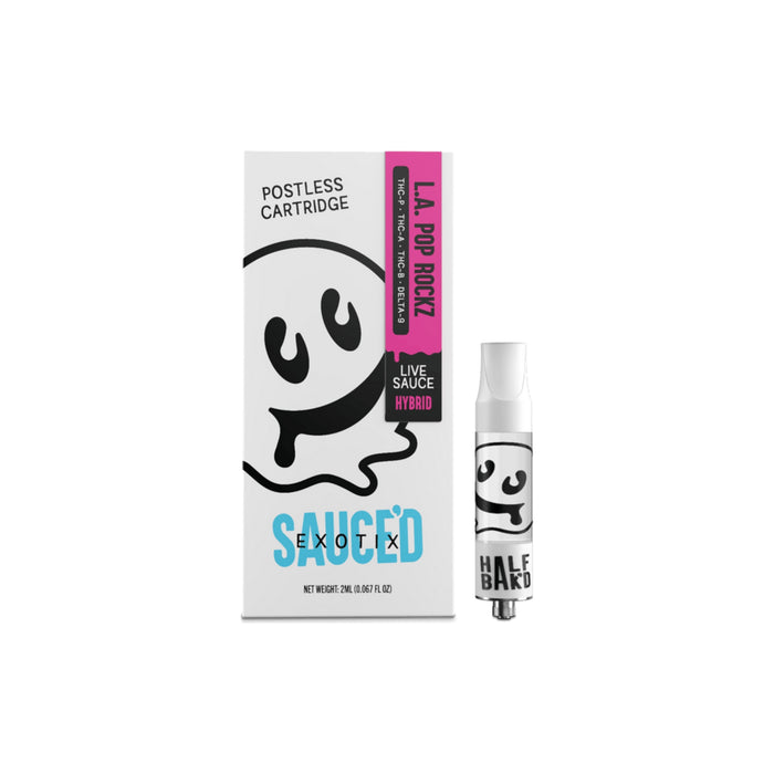 Half Bak'd Sauced Exotix 2g Cartridge L.A. Pop Rockz (Hybrid)